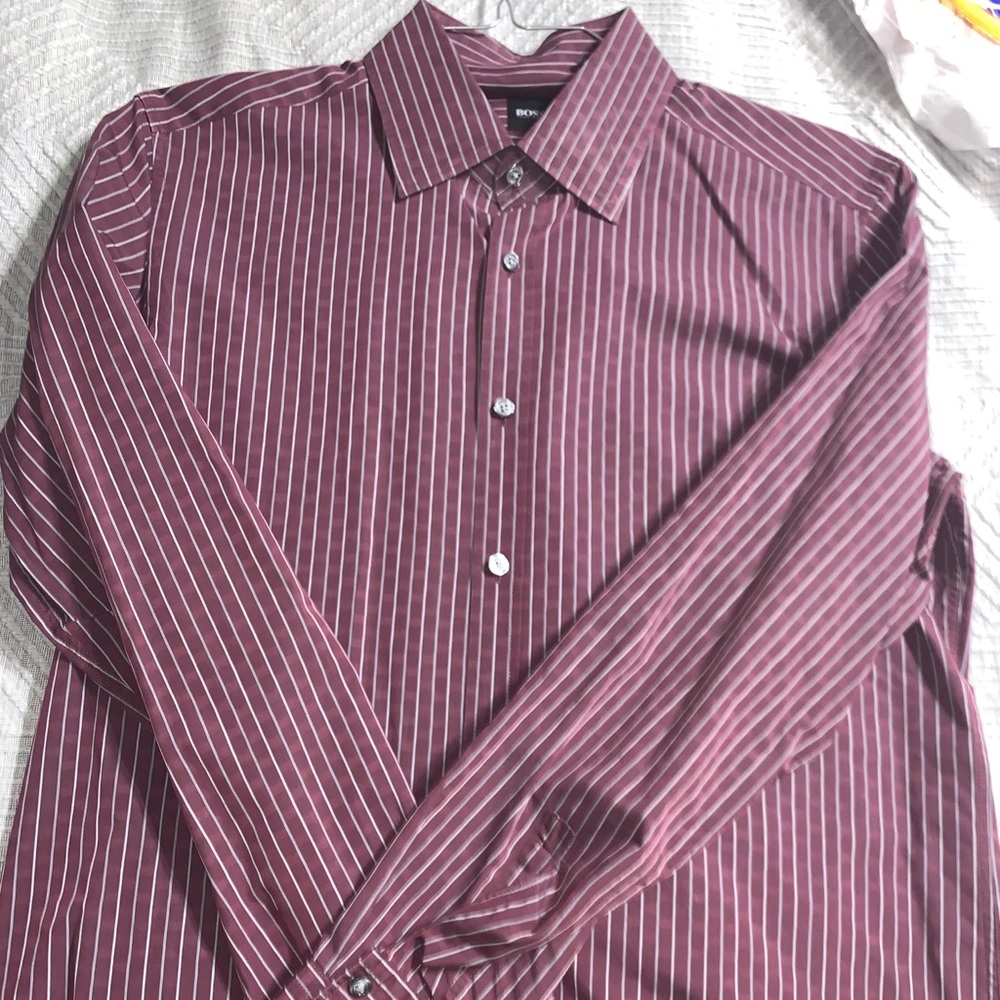 Men’s large Boss Casual dress shirt